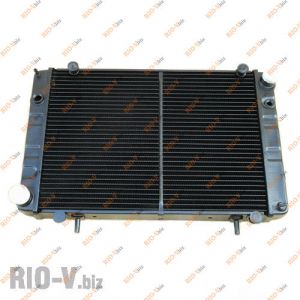 Радиатор охлаждения Газель медь 2-х ряд штырь Шааз - 330242-1301010-02