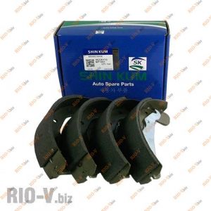 Колодка задняя тормозная Ланос Shin Kum - 96226110