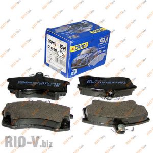 Колодка передняя торм 2110, 2190 Dafmi - Д140СМ