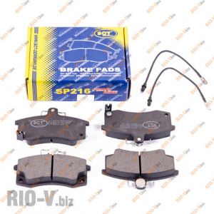 Колодка передняя торм 2110, 2190 SCT - SP216