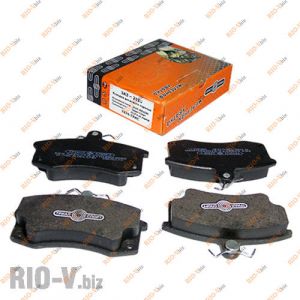 Колодка передняя торм 2110, 2190 Триал - 7474-ТРИС