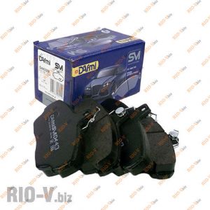 Колодка передняя торм Газель Dafmi - D443SM