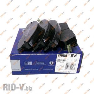 Колодка передняя торм Газель NEXT Dafmi - Д517СМ