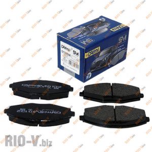 Колодка передняя торм Ланос, Матиз 13 Dafmi - D132SM