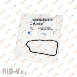 Прокладка термостата Лачетти 1.8 LDA резиновая GM - 96414628