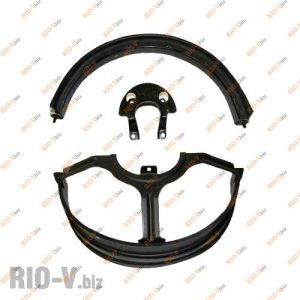 Диффузор 2121 голый 3 части ВАЗ - 2121-1309011