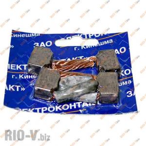 Щетки стартера ВАЗ, ГАЗ, Москвич БАТЭ 1-провод Кинешма - СТ221-3708050