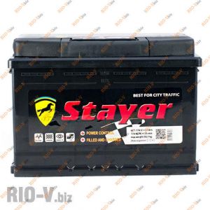 Аккумулятор 77А + правый 720А Stayer - Stayer-6CT-77А0