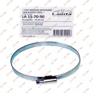 Хомут 70-90 (в упак. 10 шт) Lavita - LA-15-70-90
