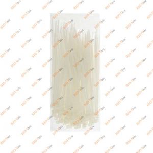 Хомут пластик 7,6*350 (в упак. 100 шт) белый Венгрия - 7,6х350-белый