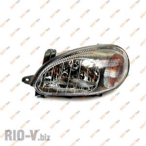 Фара Ланос правая Китай черный корпус - 96304610