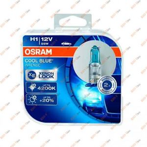 Лампа H1 12V 55W Osram +20 4200 K COOL BLUE DUOBOX - 64150CBIDUOBOX