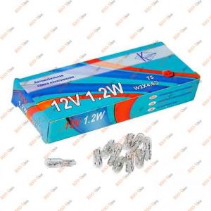 Лампа щитка приборов 2108 б/ц T5 12V (в упак. 10 шт) Квант - kvant-Т5