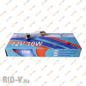 Лампа салона 36 мм C10W 12V Квант - SV8,5