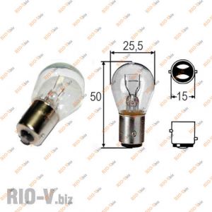 Лампа одноконтактная P21W 24V Квант - 24V21W