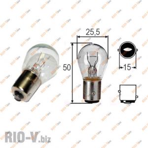 Лампа одноконтактная P21W 24V ДК - DK-24V21W