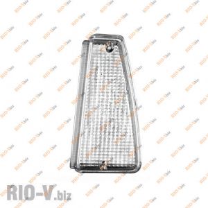 Стекло указателя поворота 2108 белое лев Формула Света - Р081.3711204-01