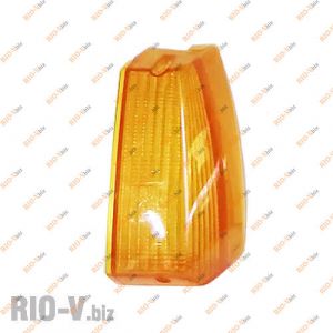 Стекло указателя поворота Таврия желтое лев Украина - 341.3.04.204