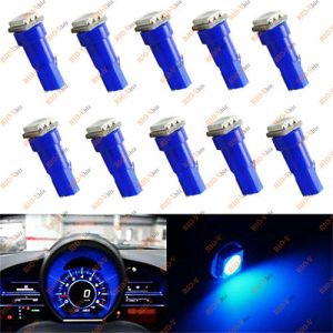 Лампа щитка приборов 2108 б/ц диодная синяя - W1,2W-W2x2,6d-T5-1SMD-Blue