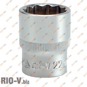 Головка двенадцатигранная 22 мм Yato - YT-1284