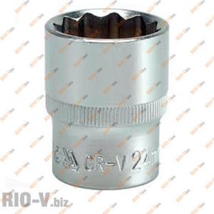 Головка двенадцатигранная 24 мм Yato - YT-1286