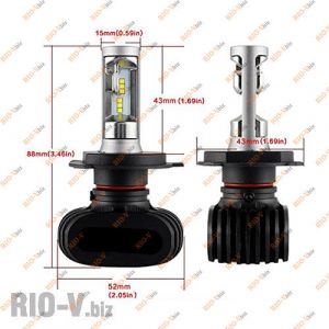 Лампа LED S100 H4 H/L CSP SIGMA - Sigma-led-s100-h4