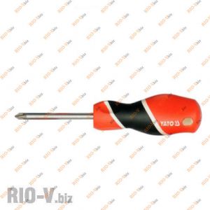 Отвертка крестовая PH1*100 мм Yato - YT-25924