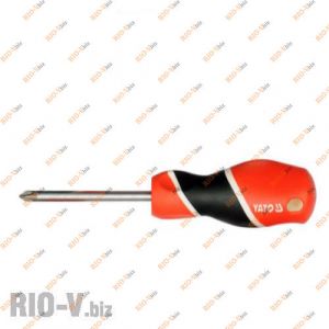 Отвертка крестовая PH2*100 мм Yato - YT-25929