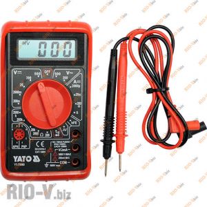Тестер цифровой (мультиметр) Yato - YT-73080