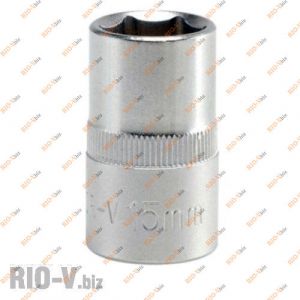 Головка шестигранная 15 мм Yato - YT-1208