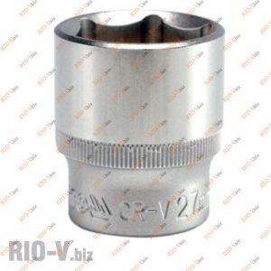 Головка шестигранная 27 мм Yato - YT-1218