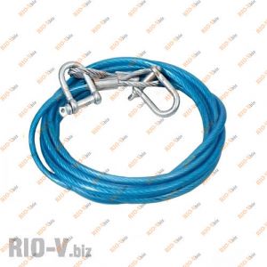 Трос буксировочный 3т -4 м метал/крюк Vitol - TM-201C-3
