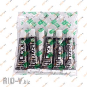 Герметик прокладок черный 25 гр Zollex - 3-(BL)