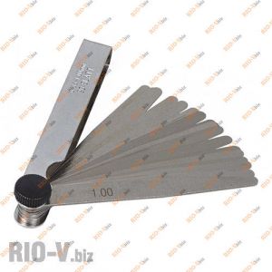 Щуп регулировки клапанов 0,05 - 1,0 мм (13 шт) Miol - 15-130