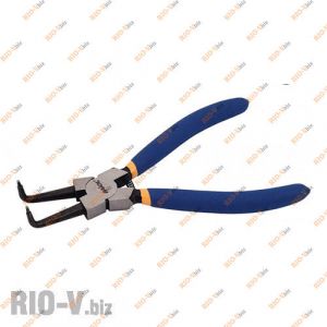 Щипцы гнутые 180 мм сжим Miol - 43-045