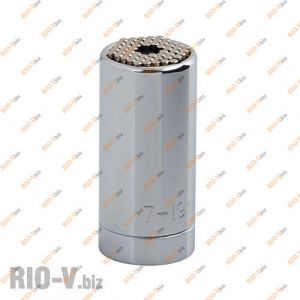 Головка торцевая универсальная 3/8 7–19 мм Miol - 58-012