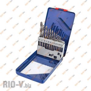Сверла по металлу 19 шт 1-10 мм Miol - 22-095