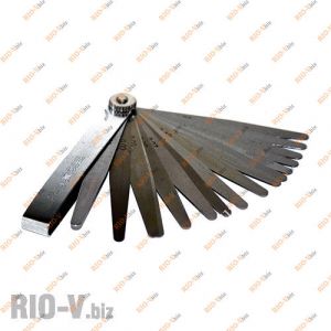 Щуп регулировки клапанов 0,02 - 1,0 мм (17 шт) Yato - YT-7220