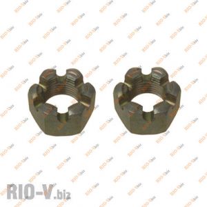 Гайка корончатая на рулевые тяги 412 Харьков - 250977-П29