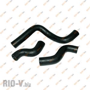 Патрубок радиатора Ланос с кондиционером к-т 3 шт FSO - 96182268/692/071