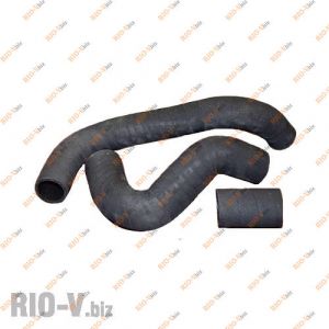 Патрубок радиатора УАЗ Патриот, Хантер к-т 3 шт Волжский - 3160-1303000