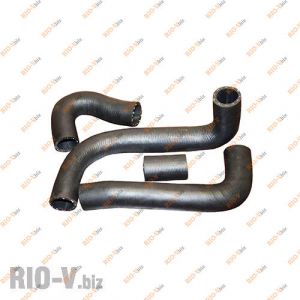 Патрубок радиатора 2141 к-т 4 шт Нирти - К013