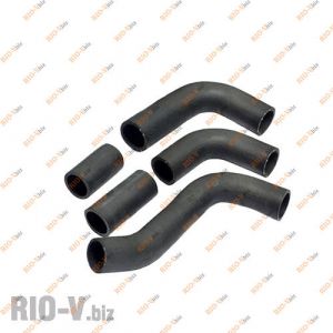 Патрубок радиатора Таврия к-т 5 шт Лузар - LPK0410-CR