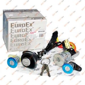Замок зажигания Логан с личинками Extra - EX-51102