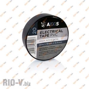 Изолента черная 20 м Axxis - PV100B