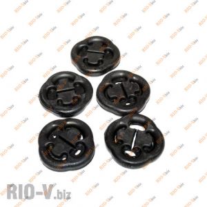 Крепление глушителя 2108 (к-т 5 шт) БРТ - Ремкомплект21Р