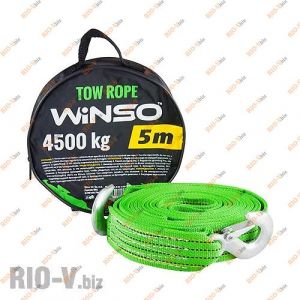 Трос буксировочный 4.5 т 5 м, сумка Winso - 134550
