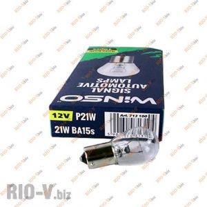 Лампа одноконтактная P21W 12V Winso - 713100