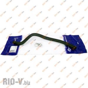 Патрубок отопителя Славута подводящий + хомуты (печки) AT - AT1202-103RA