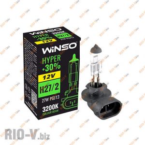 Лампа Winso Halogen HYPER H27/2 12V +30% 27W PGJ13 - Winso-H27/2